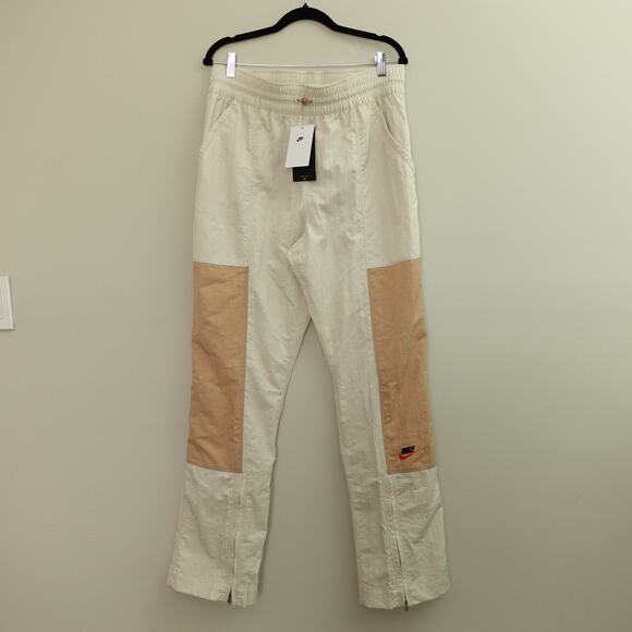 NWT Nike Womens Sportswear Pants City Utility Woven High-Rise White Size L - Picture 2 of 10